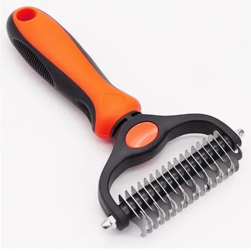 Pet detangling comb dog comb dog hair comb artifact detangling knife combing tool combing cat pet supplies
