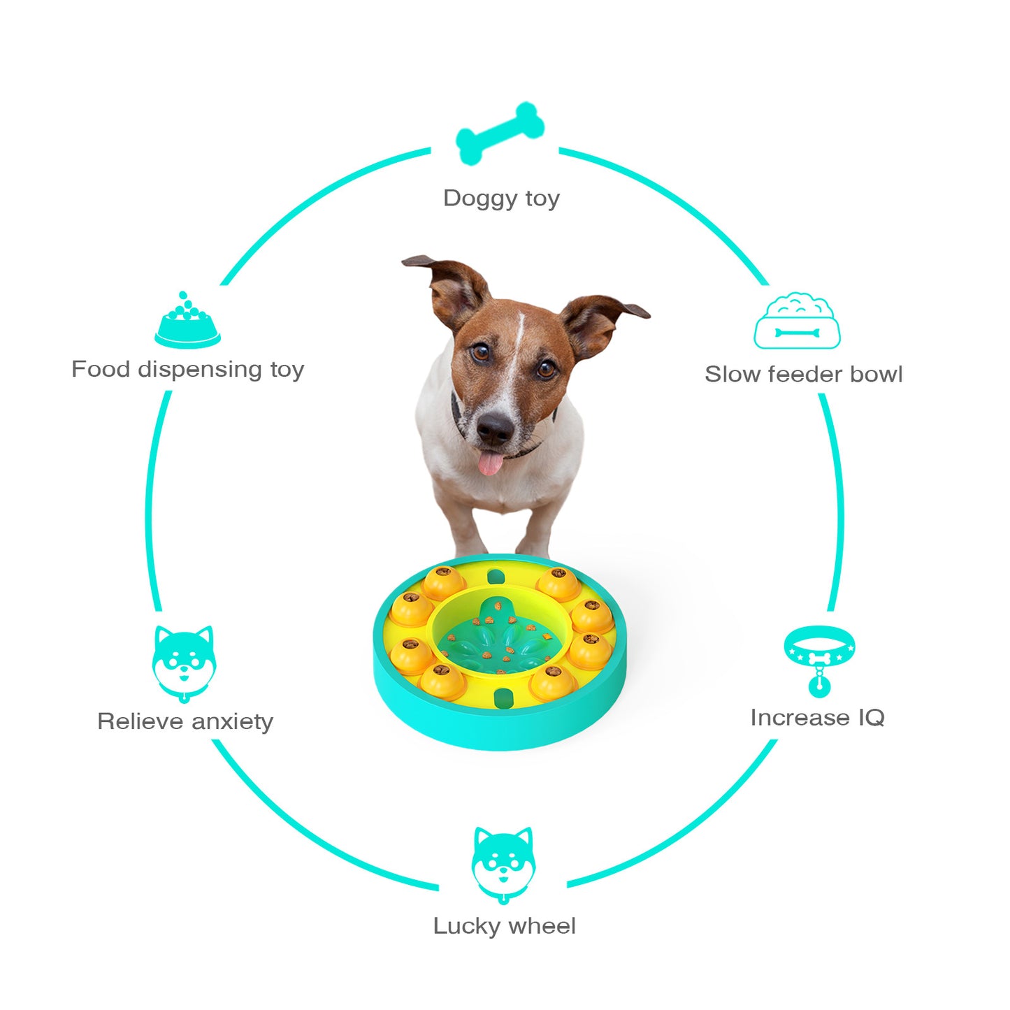 Pet Toys Amazon Dog Toys Educational Leakage Toys Pet Leakage Feeder Slow Drink Slow Food Feeder